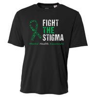 Fight The Stigma Mental Health Awareness Cooling Performance Crew T-Shirt