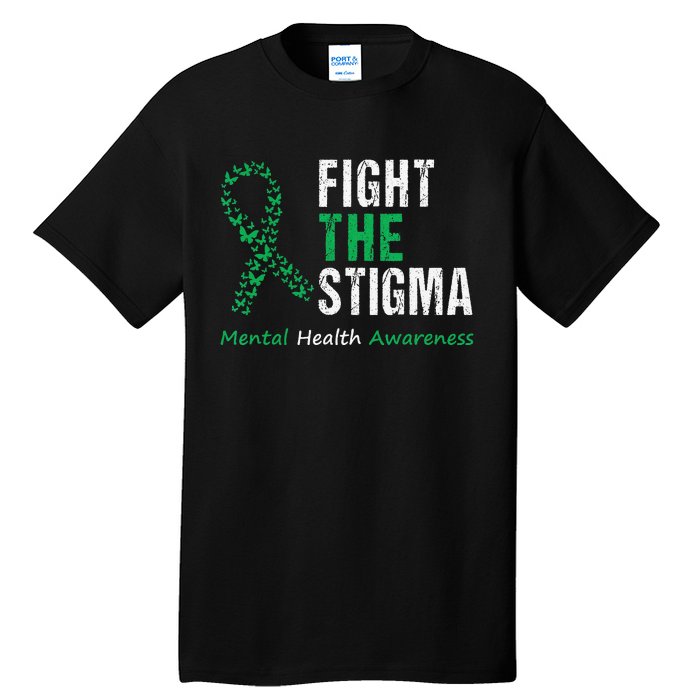 Fight The Stigma Mental Health Awareness Tall T-Shirt