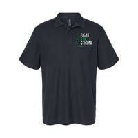 Fight The Stigma Mental Health Awareness Softstyle Adult Sport Polo