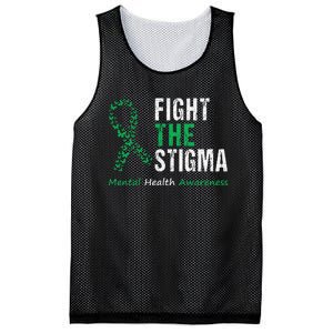 Fight The Stigma Mental Health Awareness Mesh Reversible Basketball Jersey Tank