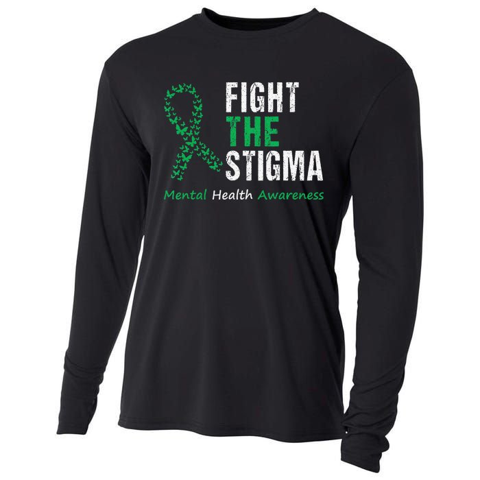 Fight The Stigma Mental Health Awareness Cooling Performance Long Sleeve Crew