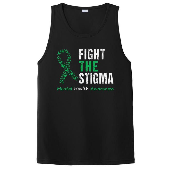 Fight The Stigma Mental Health Awareness PosiCharge Competitor Tank