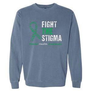 Fight The Stigma Mental Health Awareness Garment-Dyed Sweatshirt