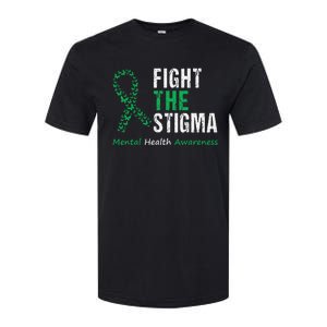 Fight The Stigma Mental Health Awareness Softstyle CVC T-Shirt