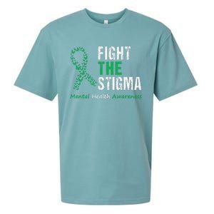 Fight The Stigma Mental Health Awareness Sueded Cloud Jersey T-Shirt