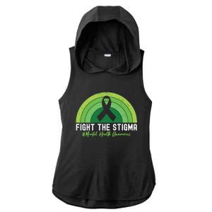 Fight The Stigma Raise Awareness Of Tal Health Gift Ladies PosiCharge Tri-Blend Wicking Draft Hoodie Tank