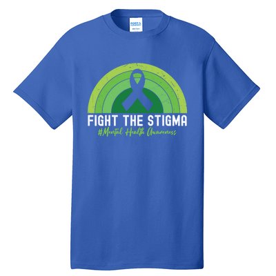 Fight The Stigma Raise Awareness Of Tal Health Gift Tall T-Shirt