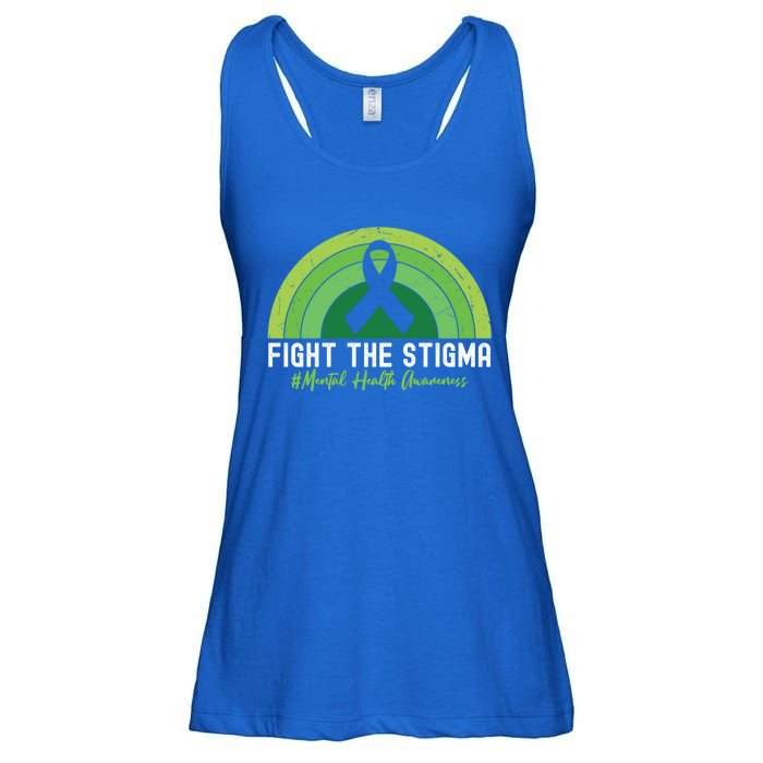 Fight The Stigma Raise Awareness Of Tal Health Gift Ladies Essential Flowy Tank