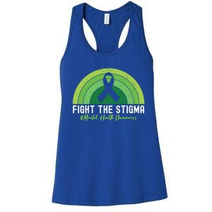 Fight The Stigma Raise Awareness Of Tal Health Gift Women's Racerback Tank