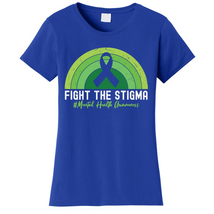 Fight The Stigma Raise Awareness Of Tal Health Gift Women's T-Shirt