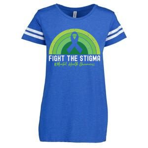 Fight The Stigma Raise Awareness Of Tal Health Gift Enza Ladies Jersey Football T-Shirt