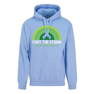 Fight The Stigma Raise Awareness Of Tal Health Gift Unisex Surf Hoodie