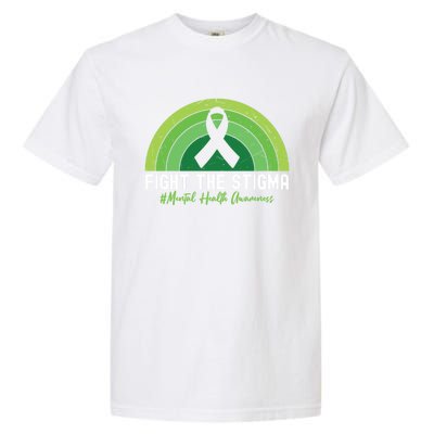 Fight The Stigma Raise Awareness Of Tal Health Gift Garment-Dyed Heavyweight T-Shirt