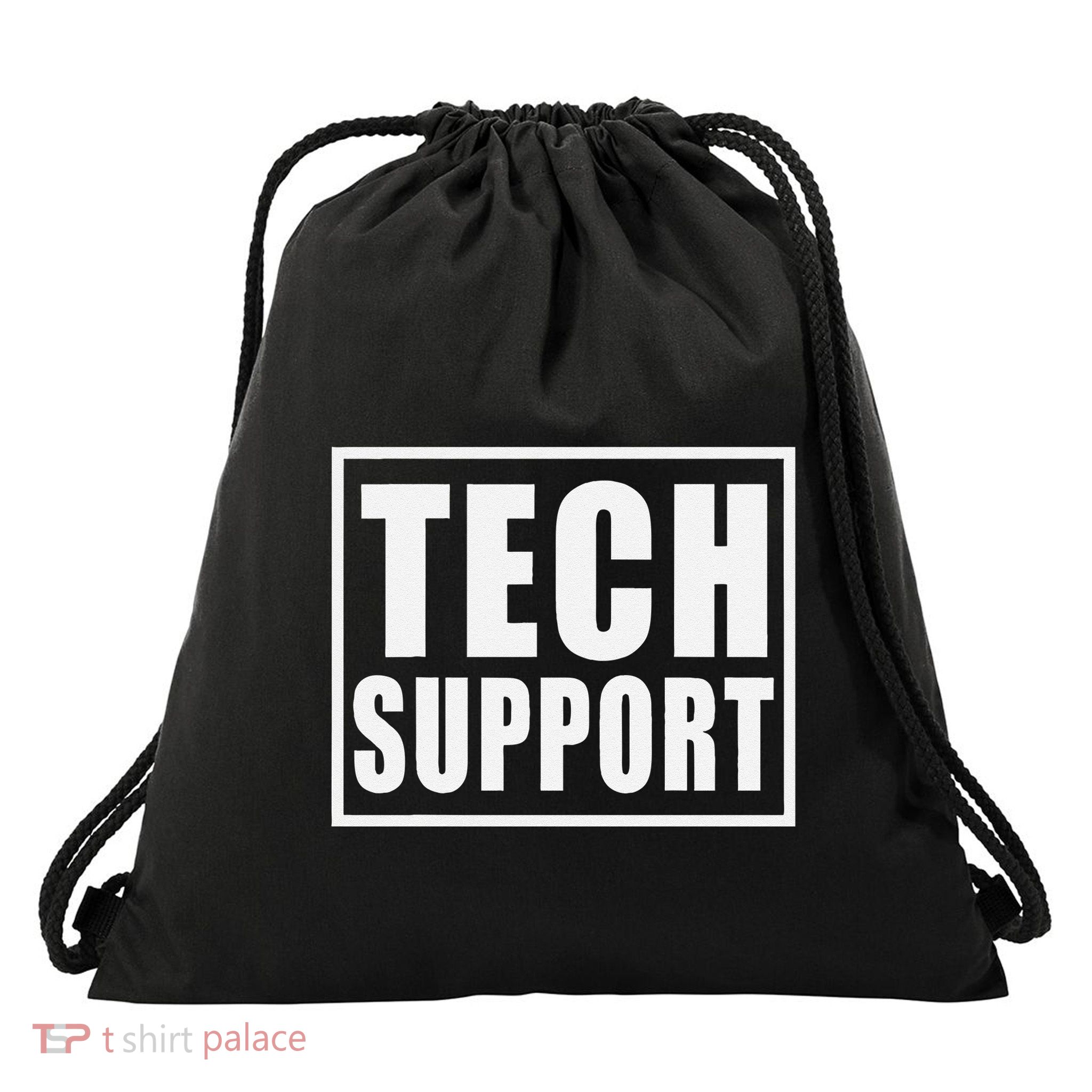Funny Tech Support .Png Drawstring Bag