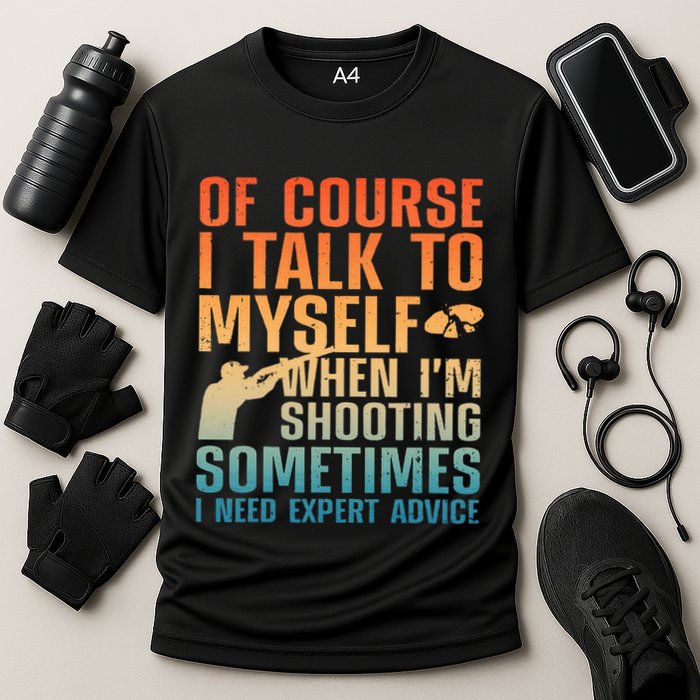 Funny Trap Shooting For Clay Skeet Trap Shooting  Performance Shirt