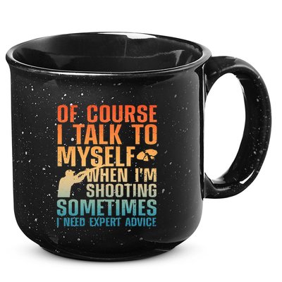 Funny Trap Shooting For Clay Skeet Trap Shooting  15oz Campfire Ceramic Mug