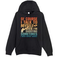 Funny Trap Shooting For Clay Skeet Trap Shooting  Premium Pullover Hoodie
