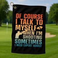 Funny Trap Shooting For Clay Skeet Trap Shooting  Golf Towel