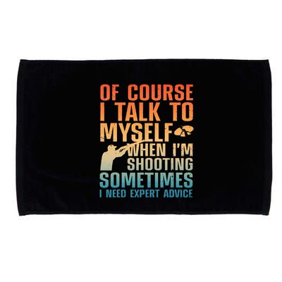 Funny Trap Shooting For Clay Skeet Trap Shooting  Microfiber Hand Towel
