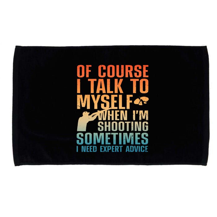 Funny Trap Shooting For Clay Skeet Trap Shooting  Microfiber Hand Towel