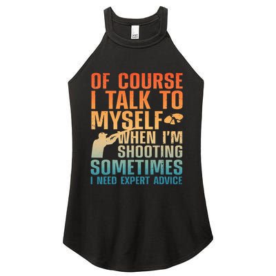 Funny Trap Shooting For Clay Skeet Trap Shooting  Women's Perfect Tri Rocker Tank