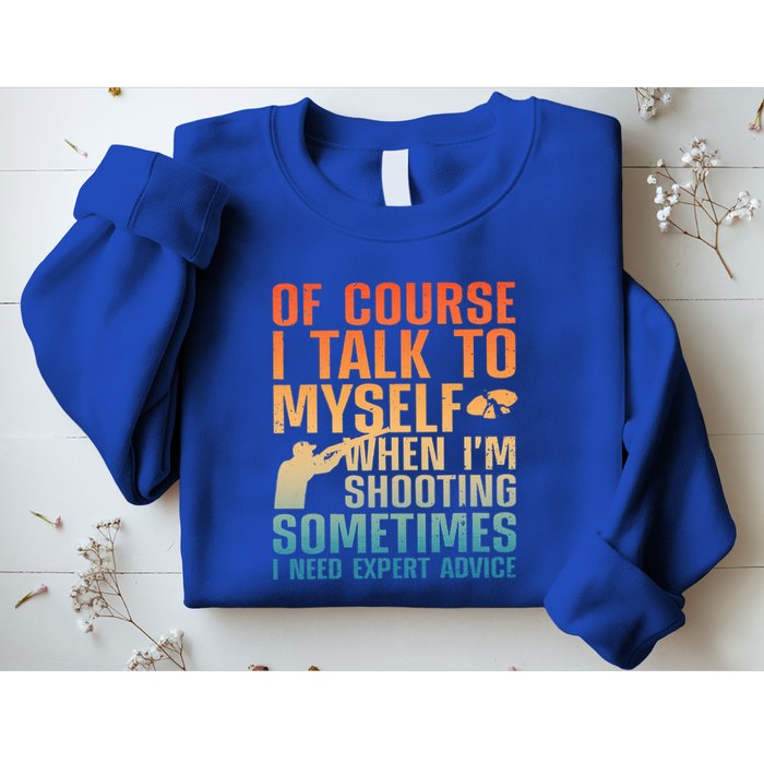 Funny Trap Shooting For Clay Skeet Trap Shooting  Sweatshirt