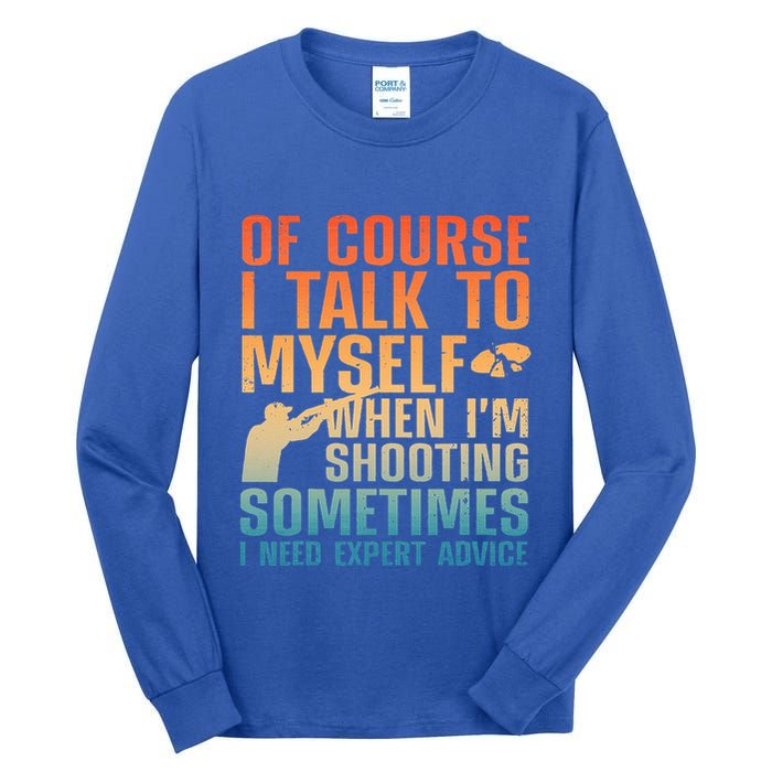 Funny Trap Shooting For Clay Skeet Trap Shooting  Tall Long Sleeve T-Shirt