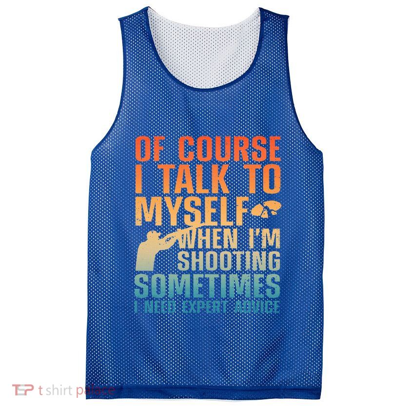 Funny Trap Shooting For Clay Skeet Trap Shooting  Mesh Reversible Basketball Jersey Tank