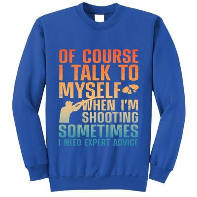 Funny Trap Shooting For Clay Skeet Trap Shooting  Tall Sweatshirt