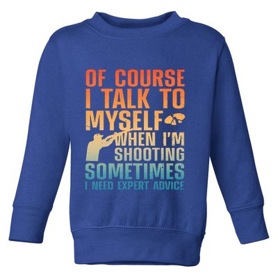 Funny Trap Shooting For Clay Skeet Trap Shooting  Toddler Sweatshirt