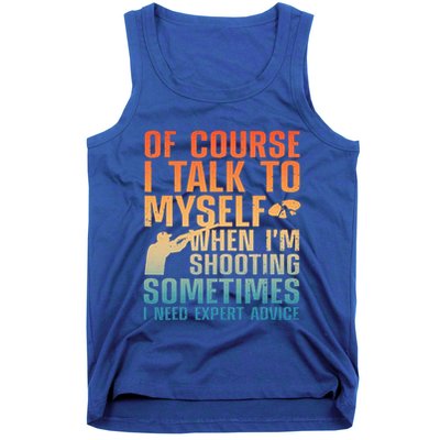 Funny Trap Shooting For Clay Skeet Trap Shooting  Tank Top