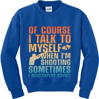 Funny Trap Shooting For Clay Skeet Trap Shooting  Kids Sweatshirt