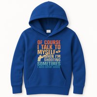 Funny Trap Shooting For Clay Skeet Trap Shooting  Kids Hoodie