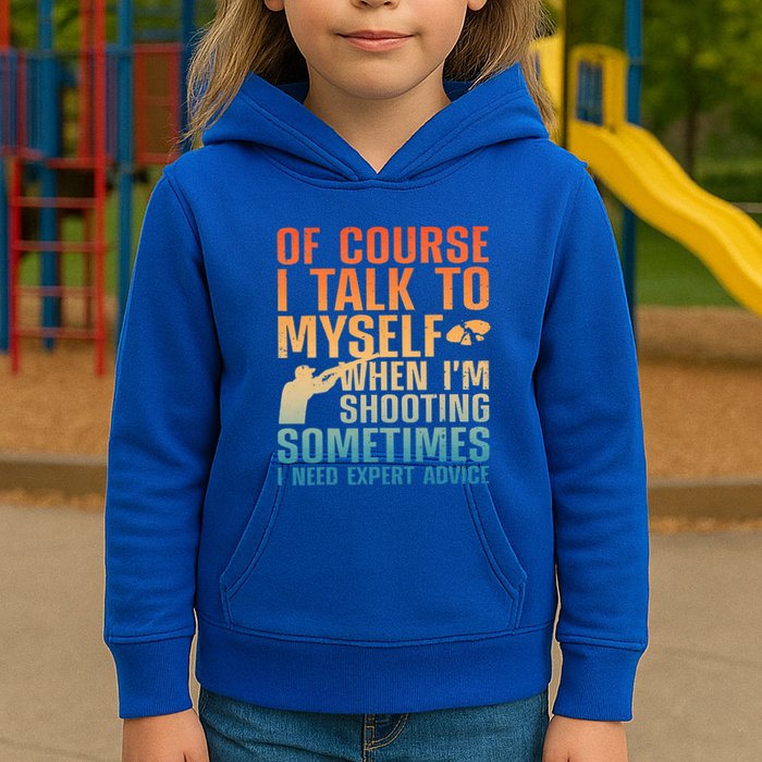 Funny Trap Shooting For Clay Skeet Trap Shooting  Kids Hoodie