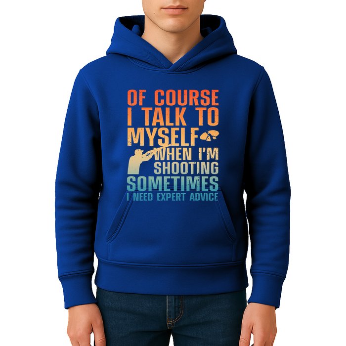 Funny Trap Shooting For Clay Skeet Trap Shooting  Kids Hoodie