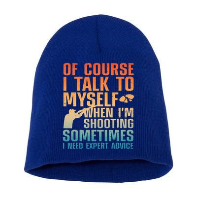 Funny Trap Shooting For Clay Skeet Trap Shooting  Short Acrylic Beanie