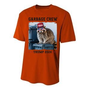 Funny Trump’S Supporters Are Garbage Joe Biden Garbage Crew Performance Sprint T-Shirt