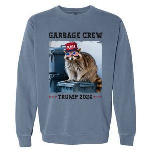 Funny Trump’S Supporters Are Garbage Joe Biden Garbage Crew Garment-Dyed Sweatshirt