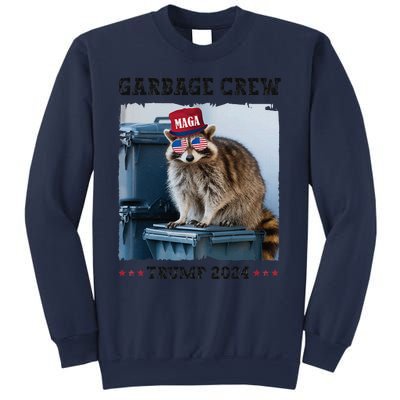 Funny Trump’S Supporters Are Garbage Joe Biden Garbage Crew Sweatshirt