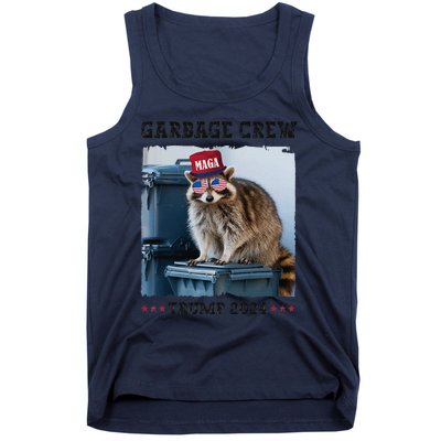 Funny Trump’S Supporters Are Garbage Joe Biden Garbage Crew Tank Top