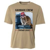 Funny Trump’S Supporters Are Garbage Joe Biden Garbage Crew Cooling Performance Crew T-Shirt