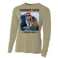 Funny Trump’S Supporters Are Garbage Joe Biden Garbage Crew Cooling Performance Long Sleeve Crew