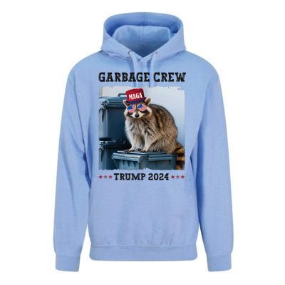 Funny Trump’S Supporters Are Garbage Joe Biden Garbage Crew Unisex Surf Hoodie