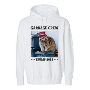 Funny Trump’S Supporters Are Garbage Joe Biden Garbage Crew Garment-Dyed Fleece Hoodie