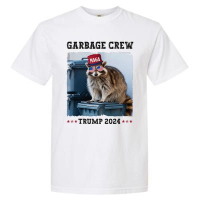 Funny Trump’S Supporters Are Garbage Joe Biden Garbage Crew Garment-Dyed Heavyweight T-Shirt