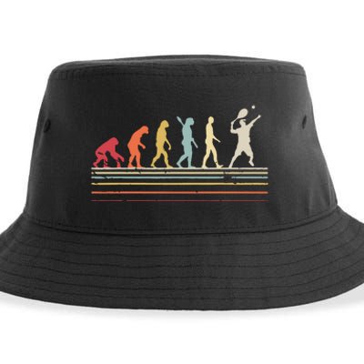 Funny Tennis Shirts Retro Style Sustainable Bucket Hat