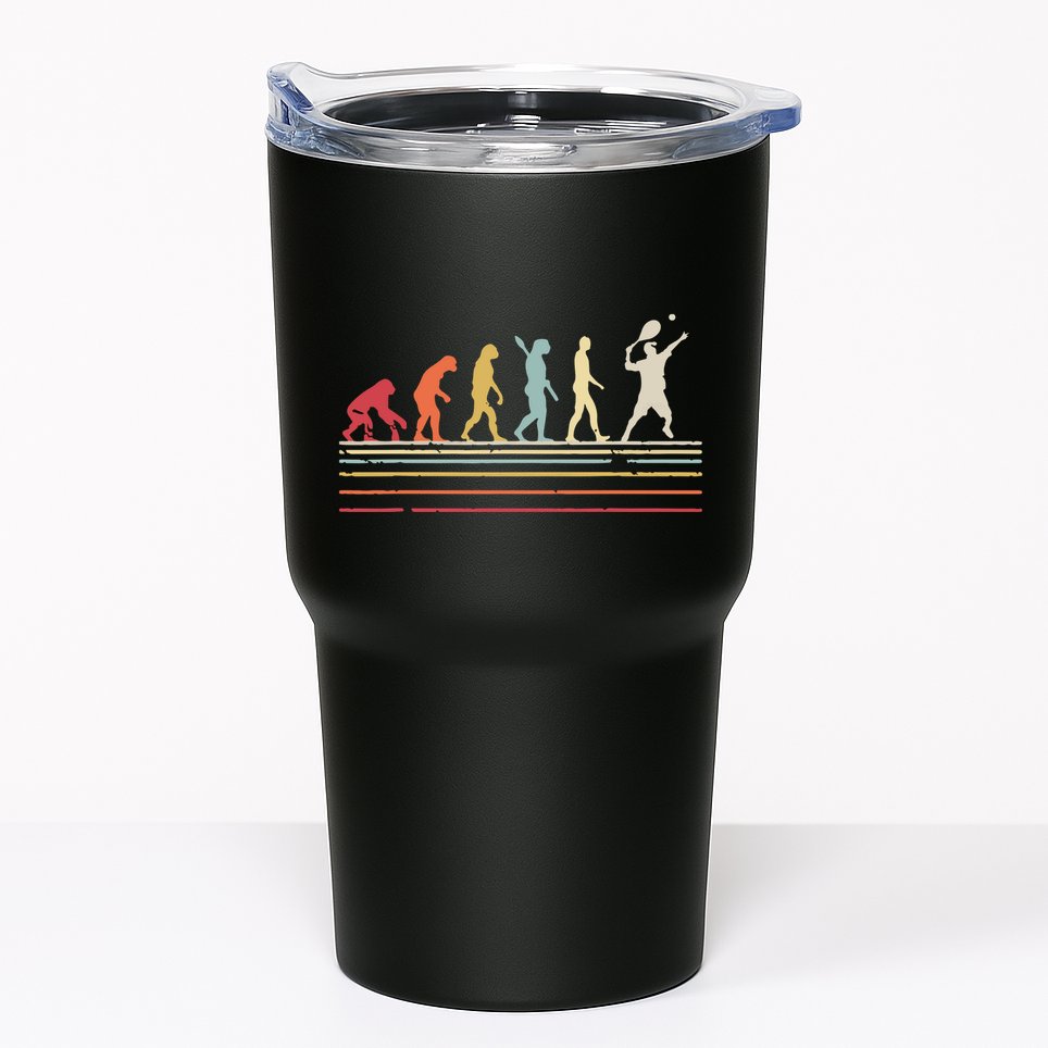 Funny Tennis Shirts Retro Style Tumbler