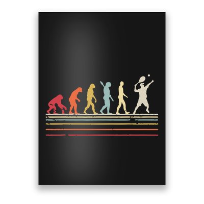 Funny Tennis Shirts Retro Style Poster