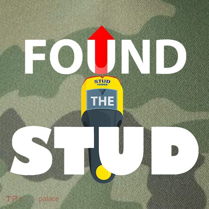 FOUND THE STUD FUNNY Legacy Tie Dye Trucker Hat