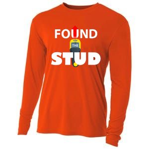 FOUND THE STUD FUNNY Cooling Performance Long Sleeve Crew